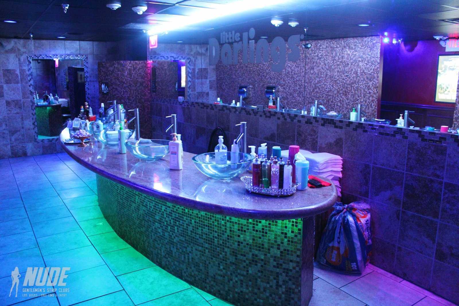 Little Darlings Las Vegas bar with soft drinks