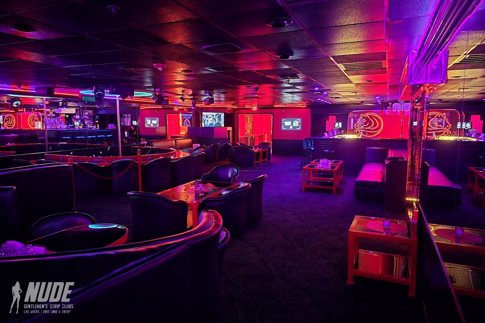 Palomino Club Las Vegas lounge seating
